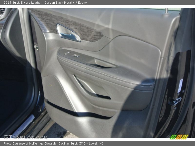 Carbon Black Metallic / Ebony 2015 Buick Encore Leather