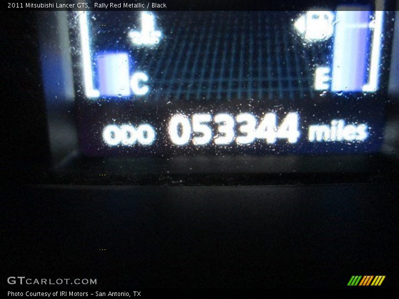 Rally Red Metallic / Black 2011 Mitsubishi Lancer GTS