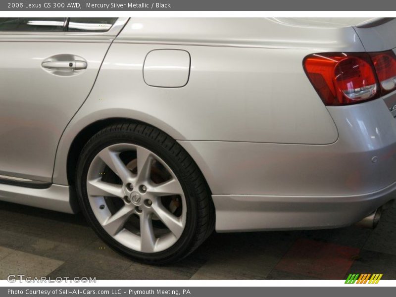 Mercury Silver Metallic / Black 2006 Lexus GS 300 AWD