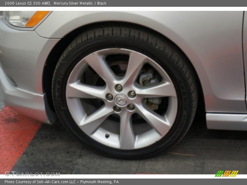 Mercury Silver Metallic / Black 2006 Lexus GS 300 AWD