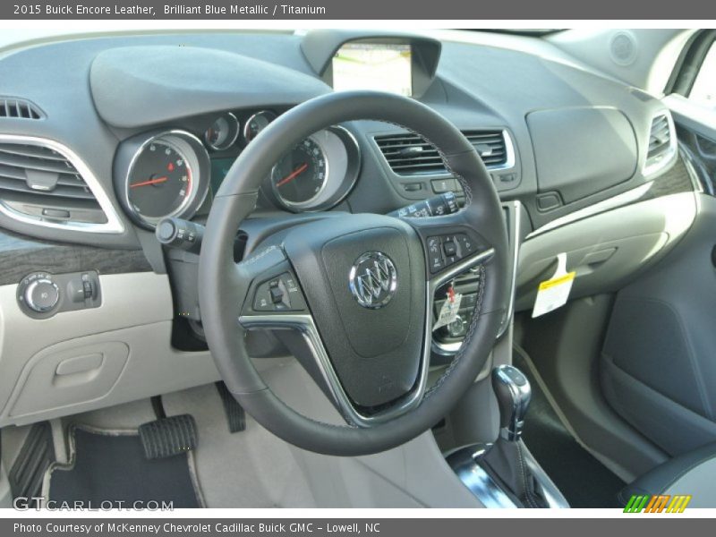 Dashboard of 2015 Encore Leather