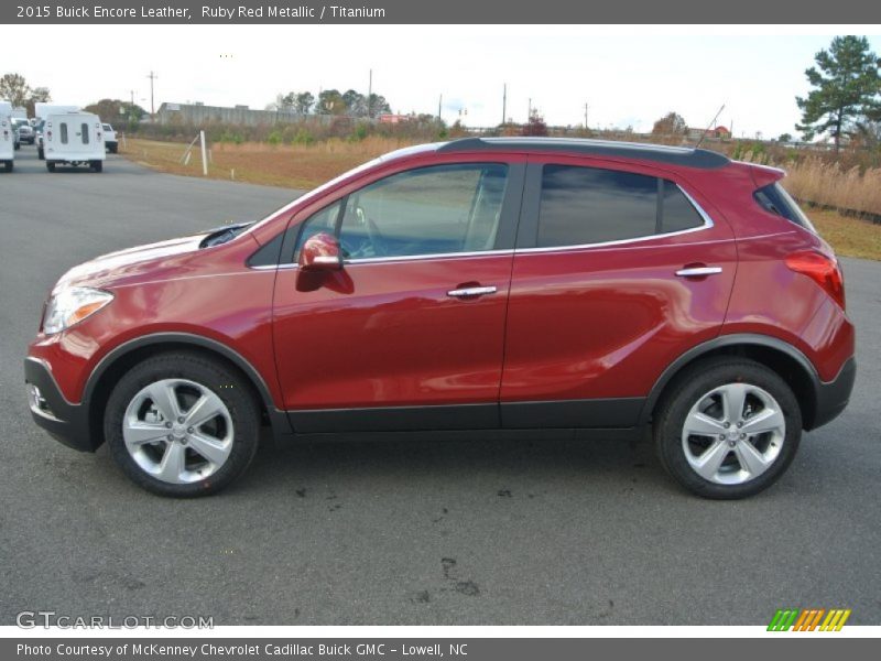  2015 Encore Leather Ruby Red Metallic