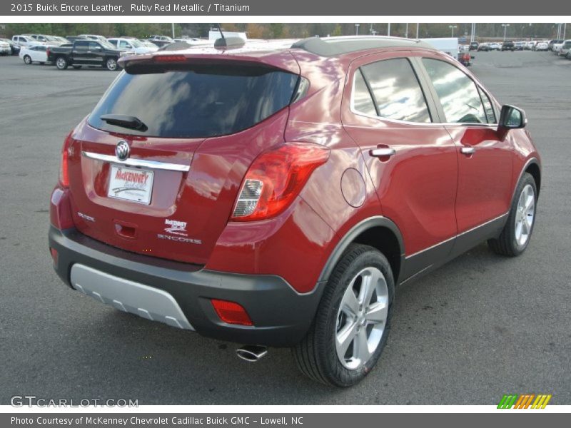 Ruby Red Metallic / Titanium 2015 Buick Encore Leather