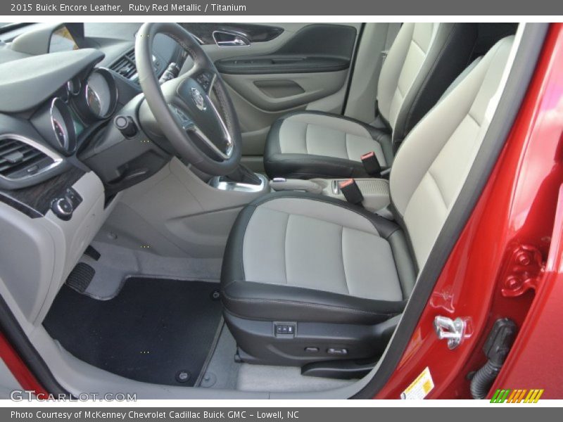 Front Seat of 2015 Encore Leather