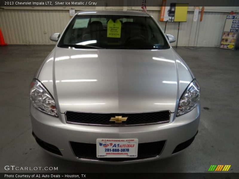 Silver Ice Metallic / Gray 2013 Chevrolet Impala LTZ