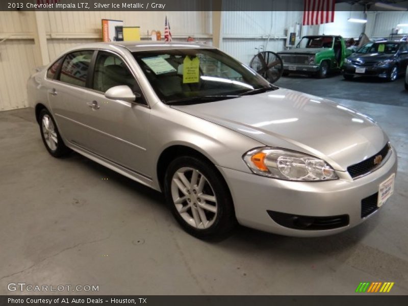 Silver Ice Metallic / Gray 2013 Chevrolet Impala LTZ