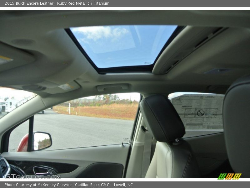 Sunroof of 2015 Encore Leather