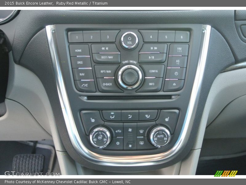 Controls of 2015 Encore Leather