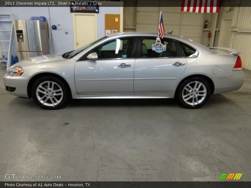 Silver Ice Metallic / Gray 2013 Chevrolet Impala LTZ