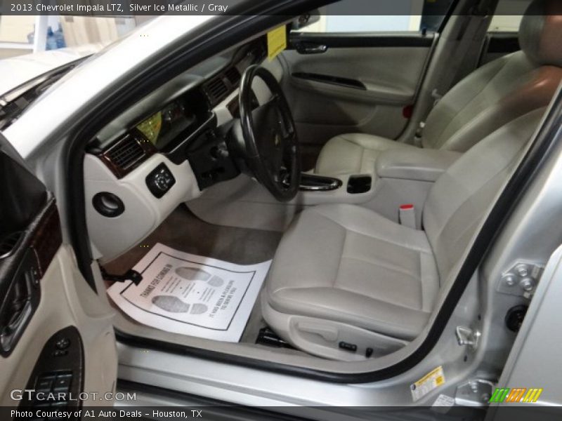 Silver Ice Metallic / Gray 2013 Chevrolet Impala LTZ