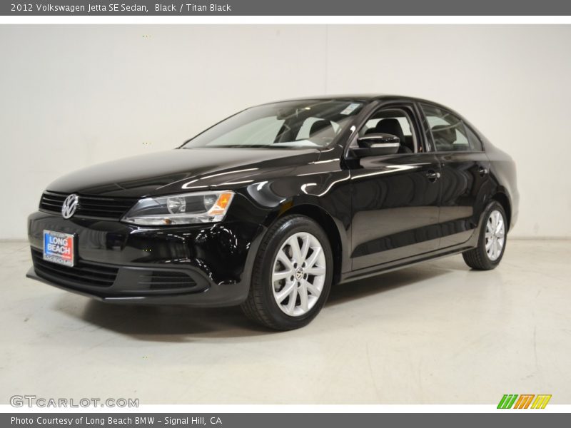 Black / Titan Black 2012 Volkswagen Jetta SE Sedan