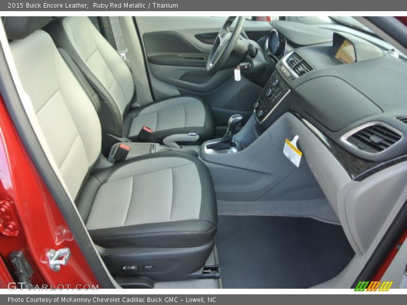 Front Seat of 2015 Encore Leather