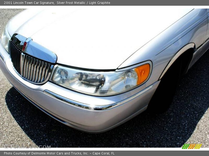 Silver Frost Metallic / Light Graphite 2001 Lincoln Town Car Signature