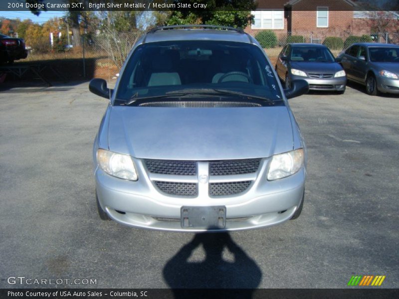 Bright Silver Metallic / Medium Slate Gray 2004 Dodge Caravan SXT