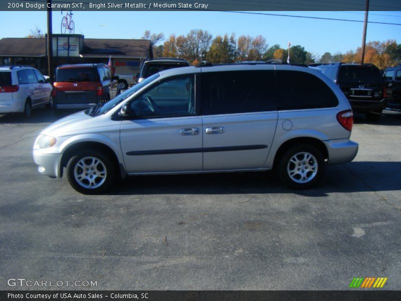 Bright Silver Metallic / Medium Slate Gray 2004 Dodge Caravan SXT