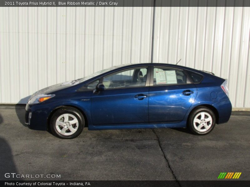 Blue Ribbon Metallic / Dark Gray 2011 Toyota Prius Hybrid II