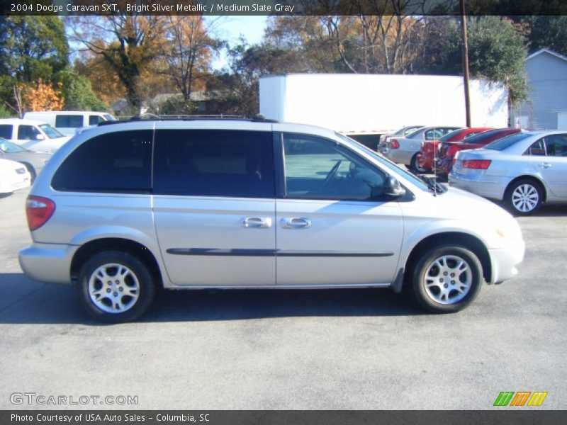 Bright Silver Metallic / Medium Slate Gray 2004 Dodge Caravan SXT