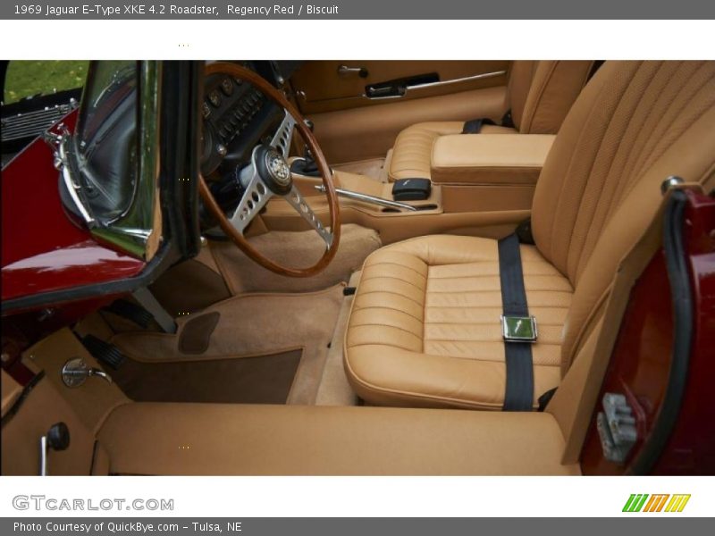 Front Seat of 1969 E-Type XKE 4.2 Roadster