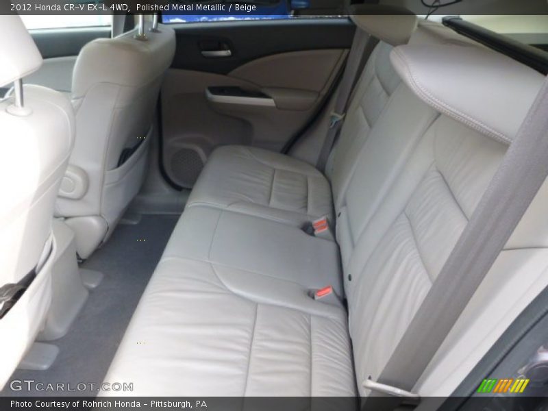 Polished Metal Metallic / Beige 2012 Honda CR-V EX-L 4WD