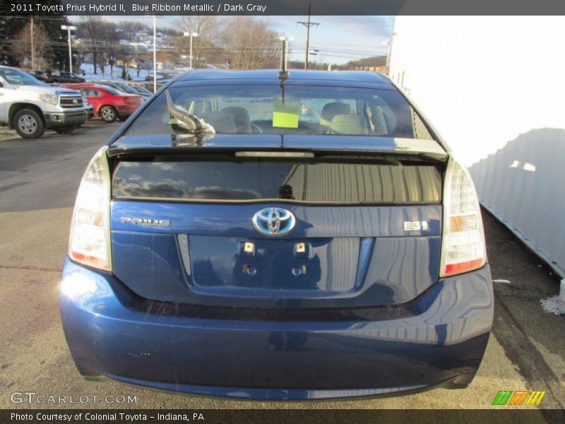 Blue Ribbon Metallic / Dark Gray 2011 Toyota Prius Hybrid II