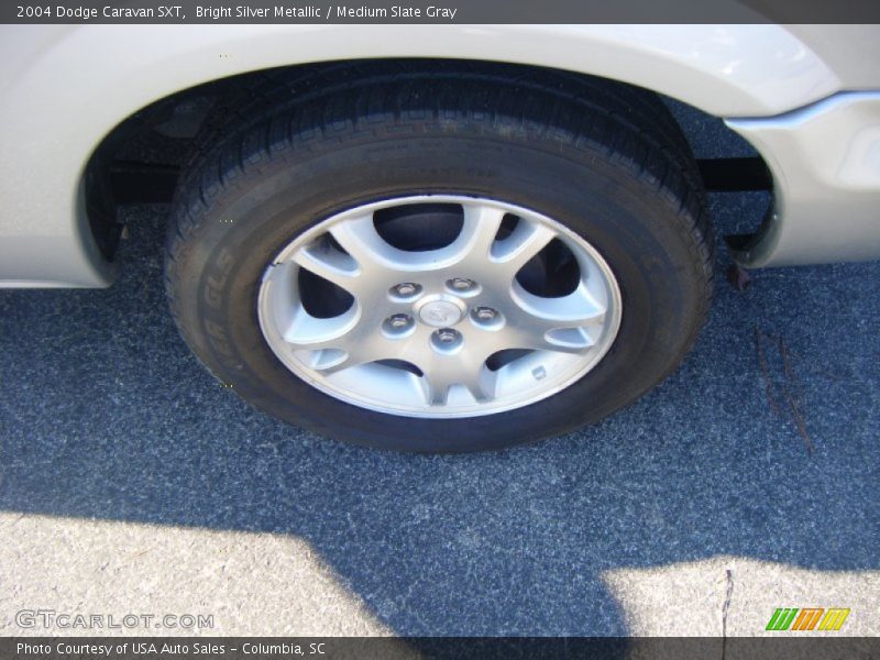 Bright Silver Metallic / Medium Slate Gray 2004 Dodge Caravan SXT