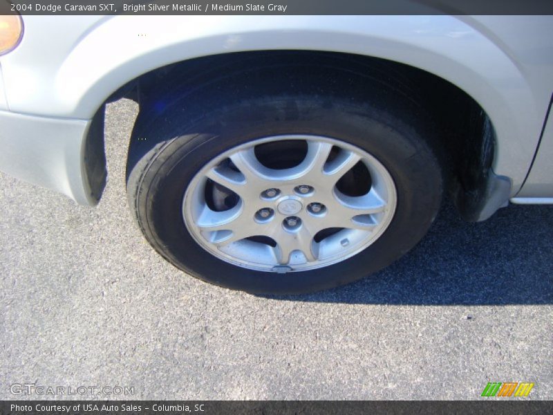 Bright Silver Metallic / Medium Slate Gray 2004 Dodge Caravan SXT