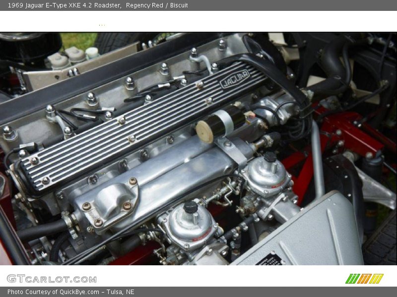  1969 E-Type XKE 4.2 Roadster Engine - 4.2 Liter DOHC 12-Valve XK Inline 6 Cylinder