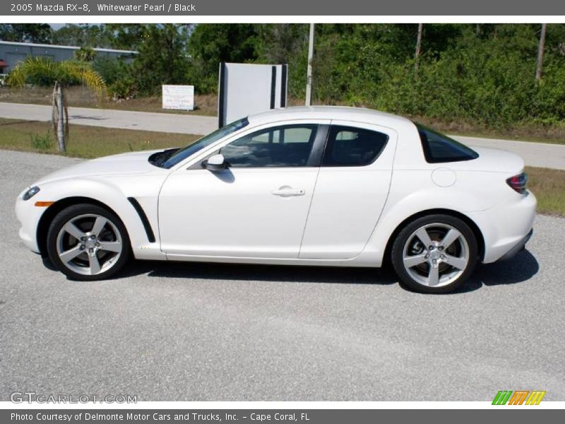 Whitewater Pearl / Black 2005 Mazda RX-8