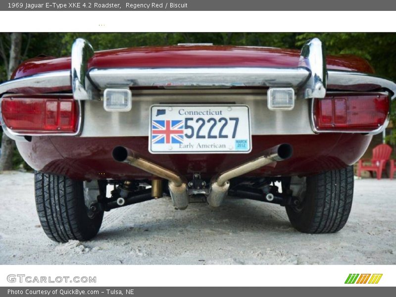 Exhaust of 1969 E-Type XKE 4.2 Roadster