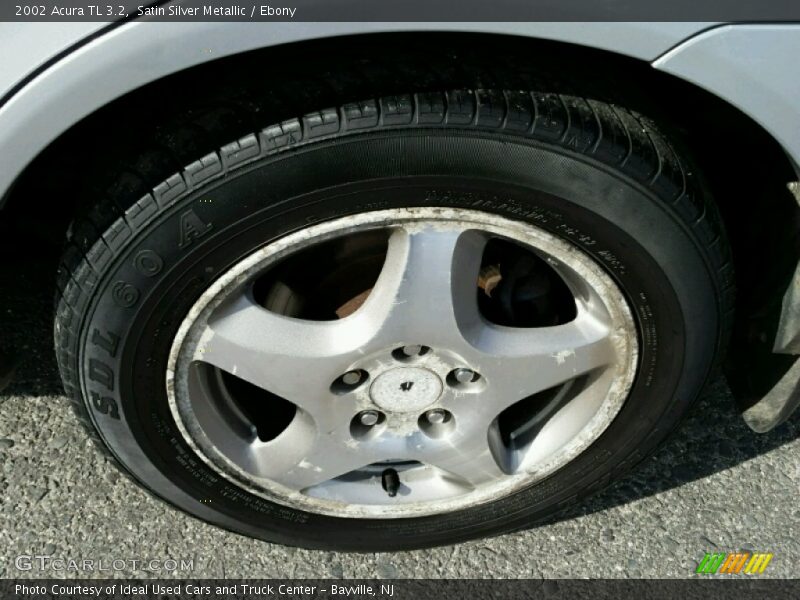Satin Silver Metallic / Ebony 2002 Acura TL 3.2