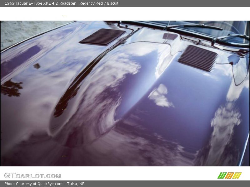 Regency Red / Biscuit 1969 Jaguar E-Type XKE 4.2 Roadster