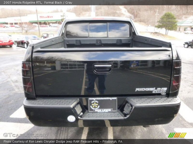 Formal Black / Gray 2007 Honda Ridgeline RTL