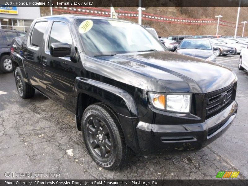 Formal Black / Gray 2007 Honda Ridgeline RTL