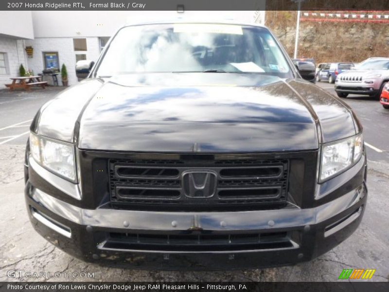 Formal Black / Gray 2007 Honda Ridgeline RTL