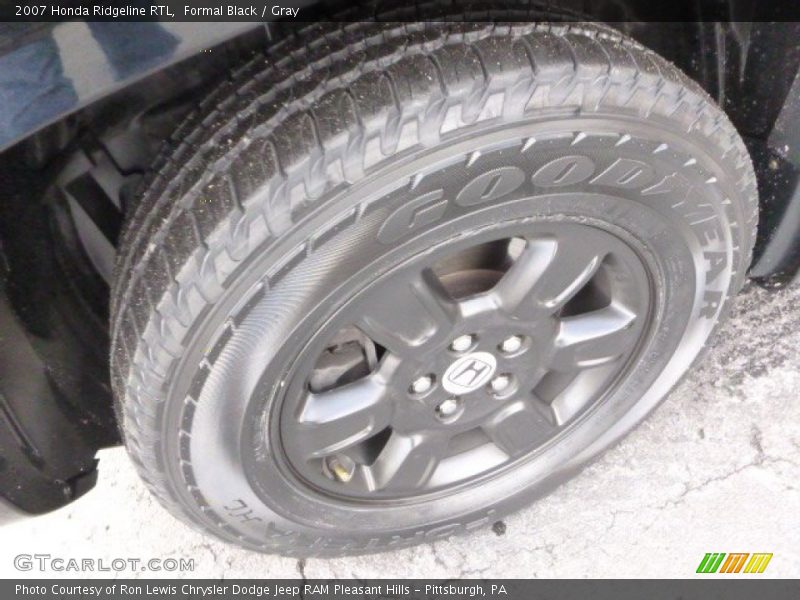 Formal Black / Gray 2007 Honda Ridgeline RTL