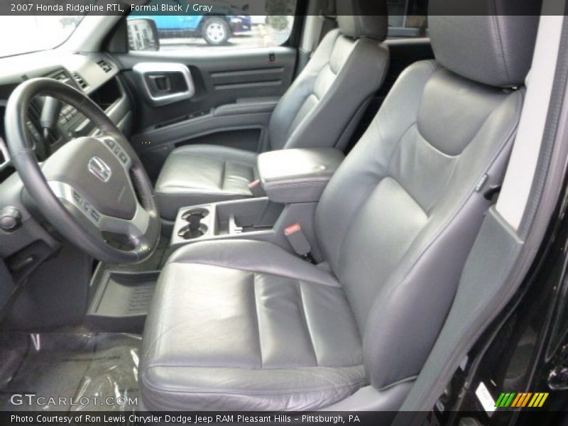 Formal Black / Gray 2007 Honda Ridgeline RTL