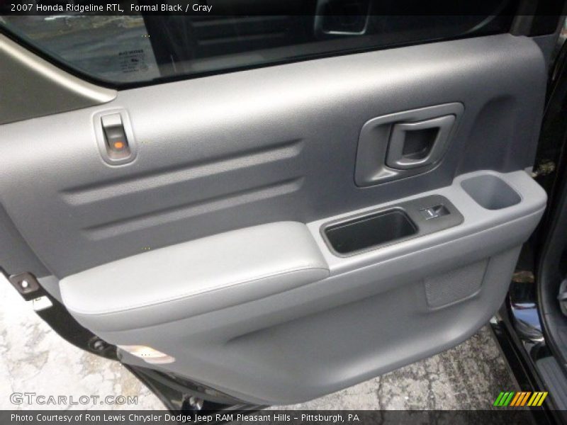Formal Black / Gray 2007 Honda Ridgeline RTL