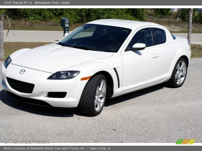 Whitewater Pearl / Black 2005 Mazda RX-8