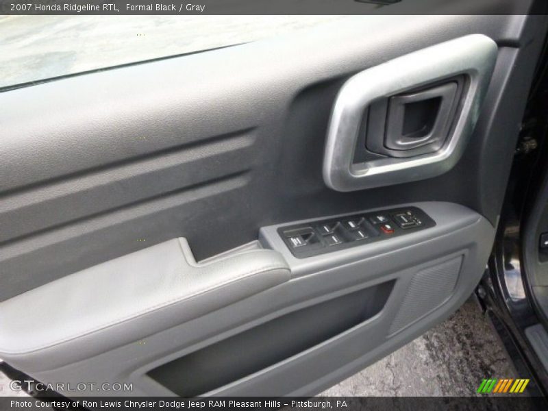 Formal Black / Gray 2007 Honda Ridgeline RTL