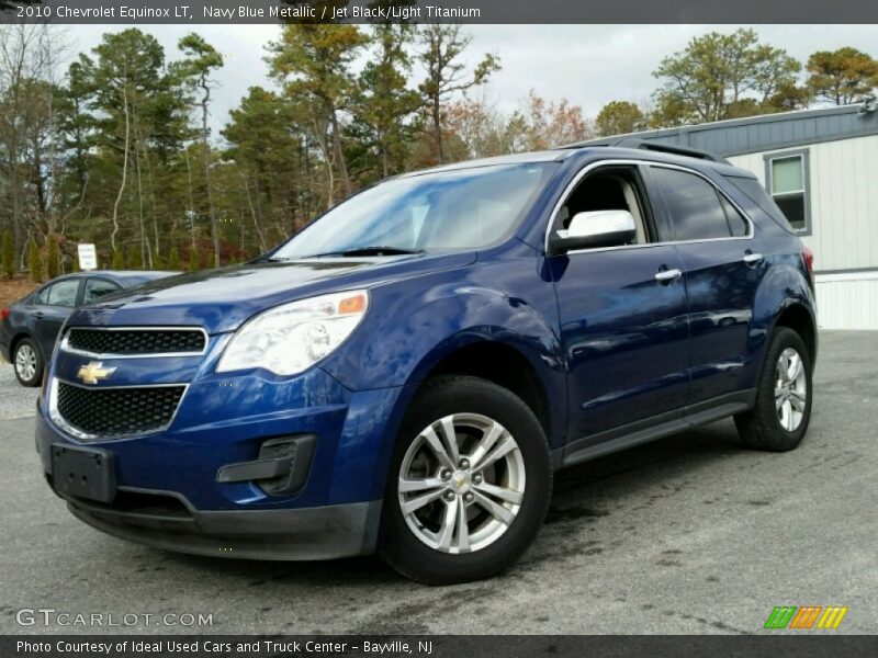 Navy Blue Metallic / Jet Black/Light Titanium 2010 Chevrolet Equinox LT