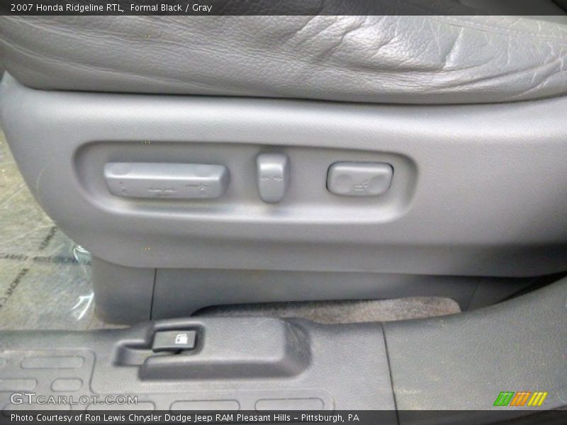 Formal Black / Gray 2007 Honda Ridgeline RTL