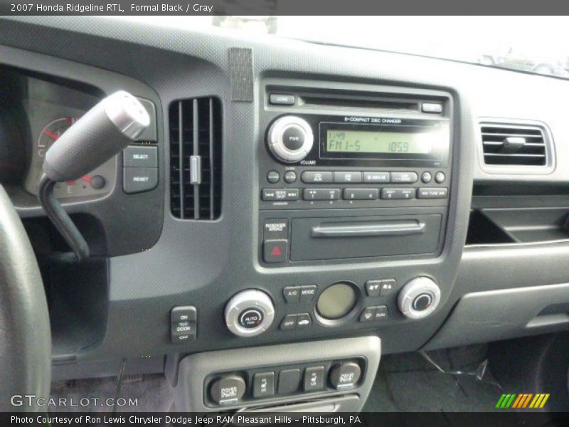 Formal Black / Gray 2007 Honda Ridgeline RTL