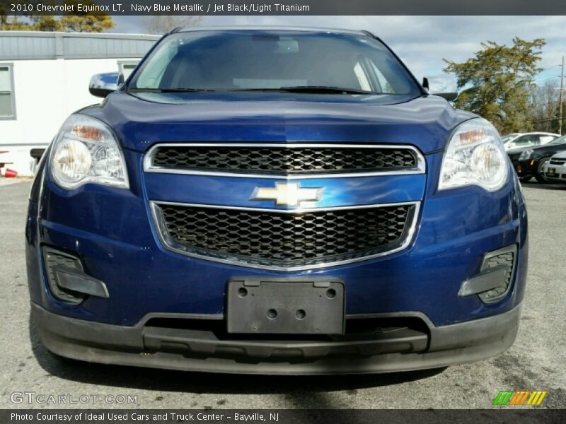 Navy Blue Metallic / Jet Black/Light Titanium 2010 Chevrolet Equinox LT