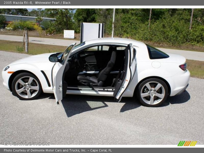 Whitewater Pearl / Black 2005 Mazda RX-8