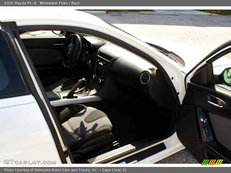 Whitewater Pearl / Black 2005 Mazda RX-8