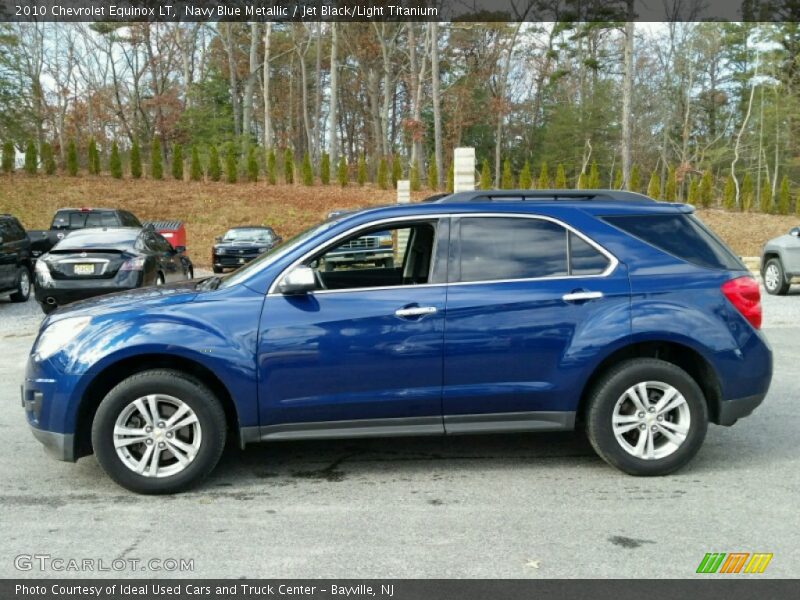 Navy Blue Metallic / Jet Black/Light Titanium 2010 Chevrolet Equinox LT