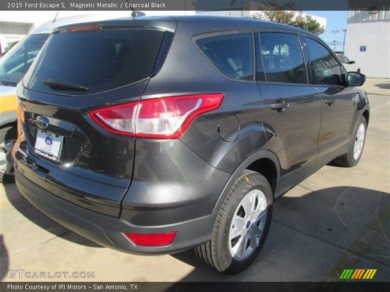Magnetic Metallic / Charcoal Black 2015 Ford Escape S