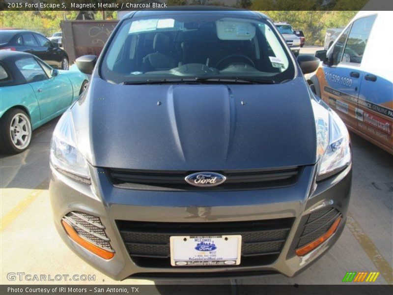 Magnetic Metallic / Charcoal Black 2015 Ford Escape S
