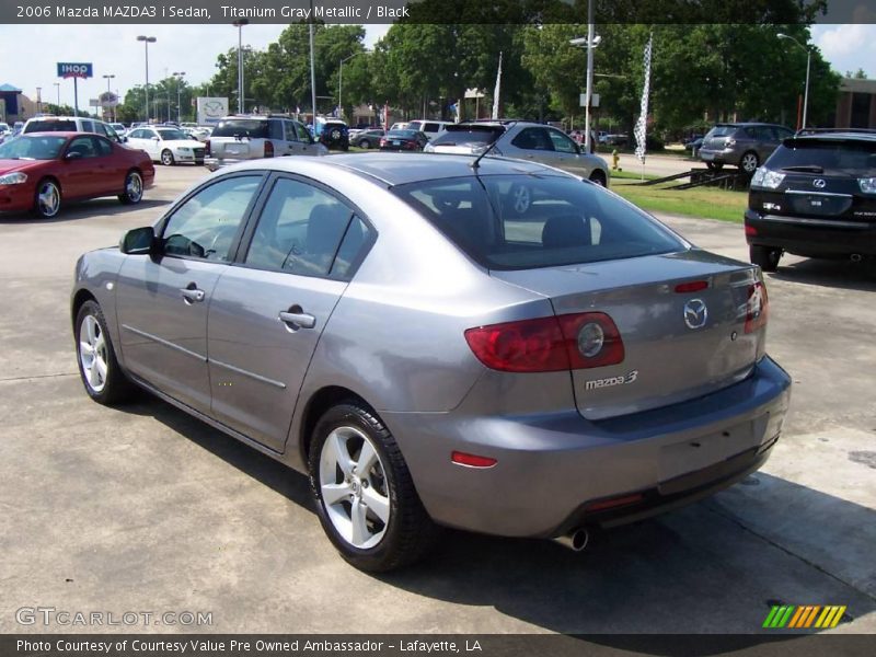 Titanium Gray Metallic / Black 2006 Mazda MAZDA3 i Sedan