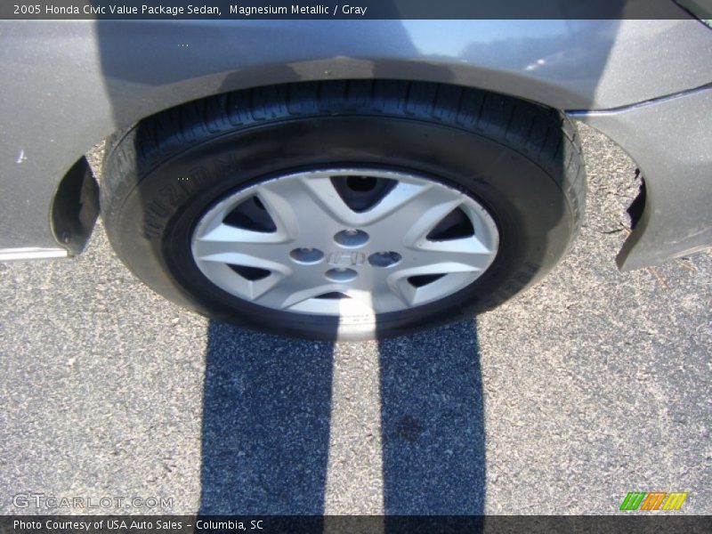 Magnesium Metallic / Gray 2005 Honda Civic Value Package Sedan